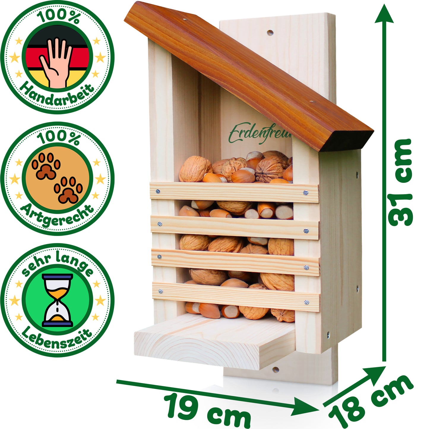 Eichhörnchen Futterhaus