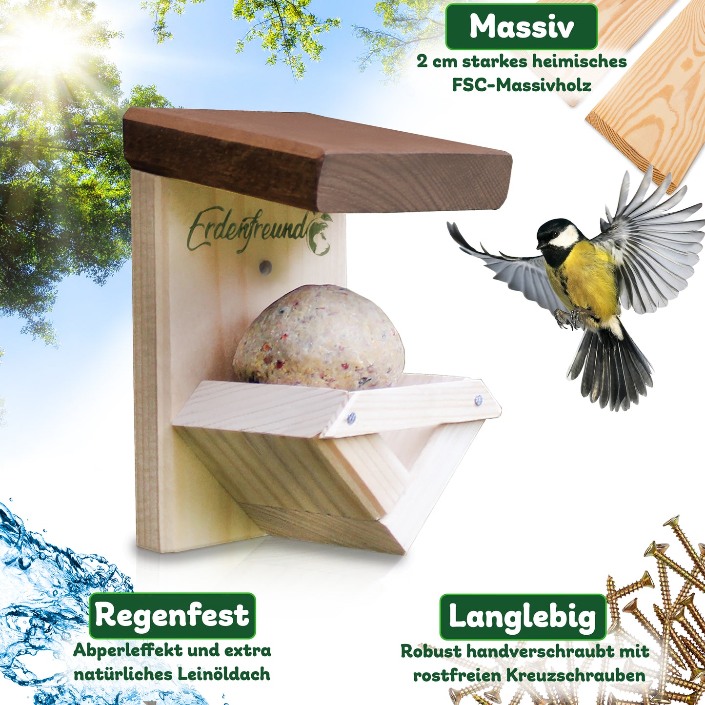 Vogelfutterspender Meisenknödel