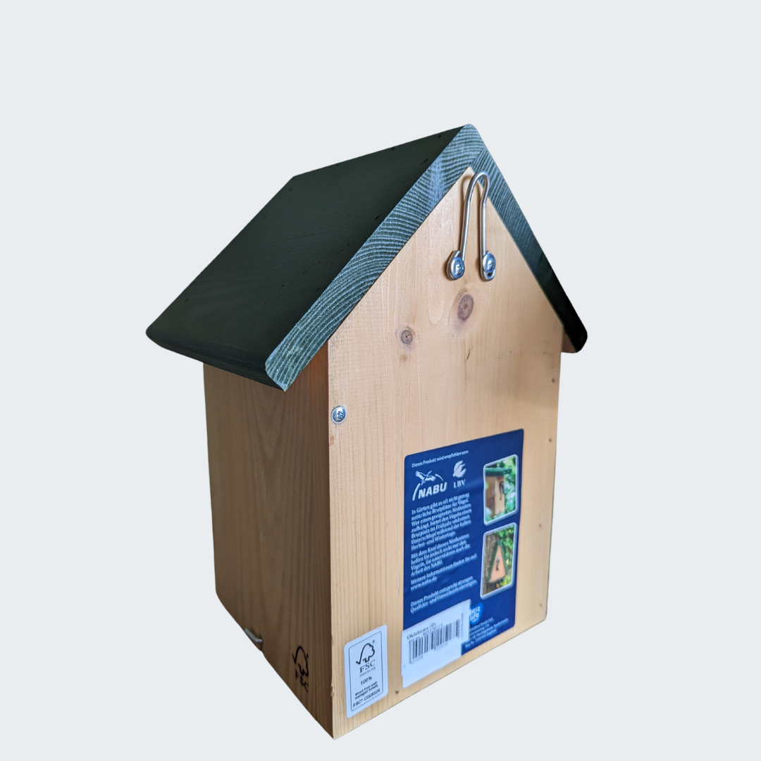 Nistkasten "Oklahoma" für Wild- und Gartenvögel wie Sperling, Kleiber und Kohlmeise