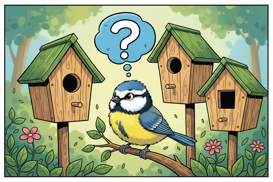Den richtigen Nistkasten mit dem richtigen Eingang.