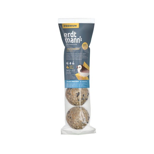 4 Meisenknödel PLUS PROTEIN ohne Netz