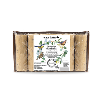 Energierollen mit Insektenfett (6er Pack)