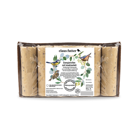 Energierollen mit Insektenfett (6er Pack)