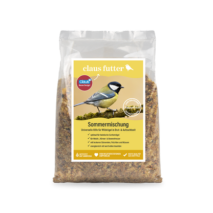 Sommermischung für Wild- und Gartenvögel